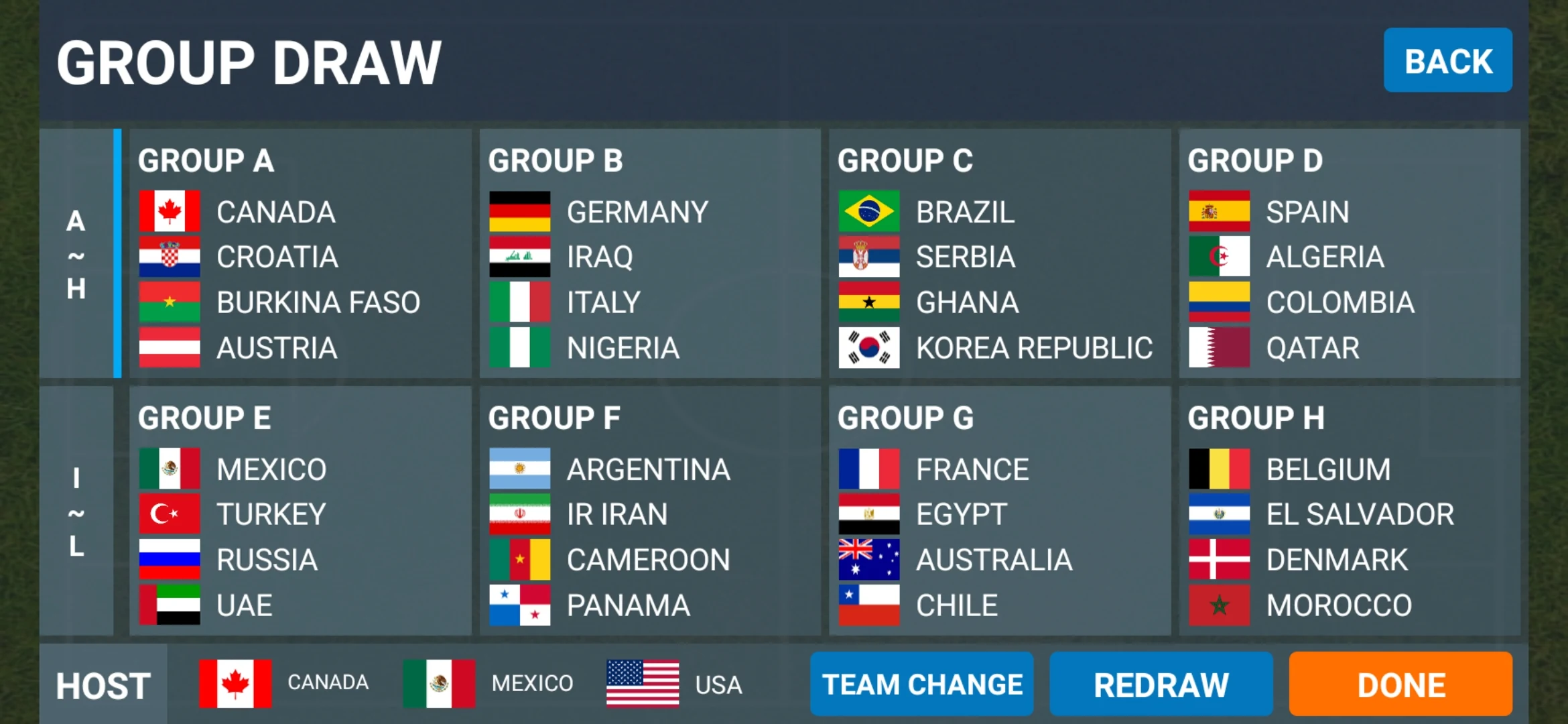World Football Simulator screenshot