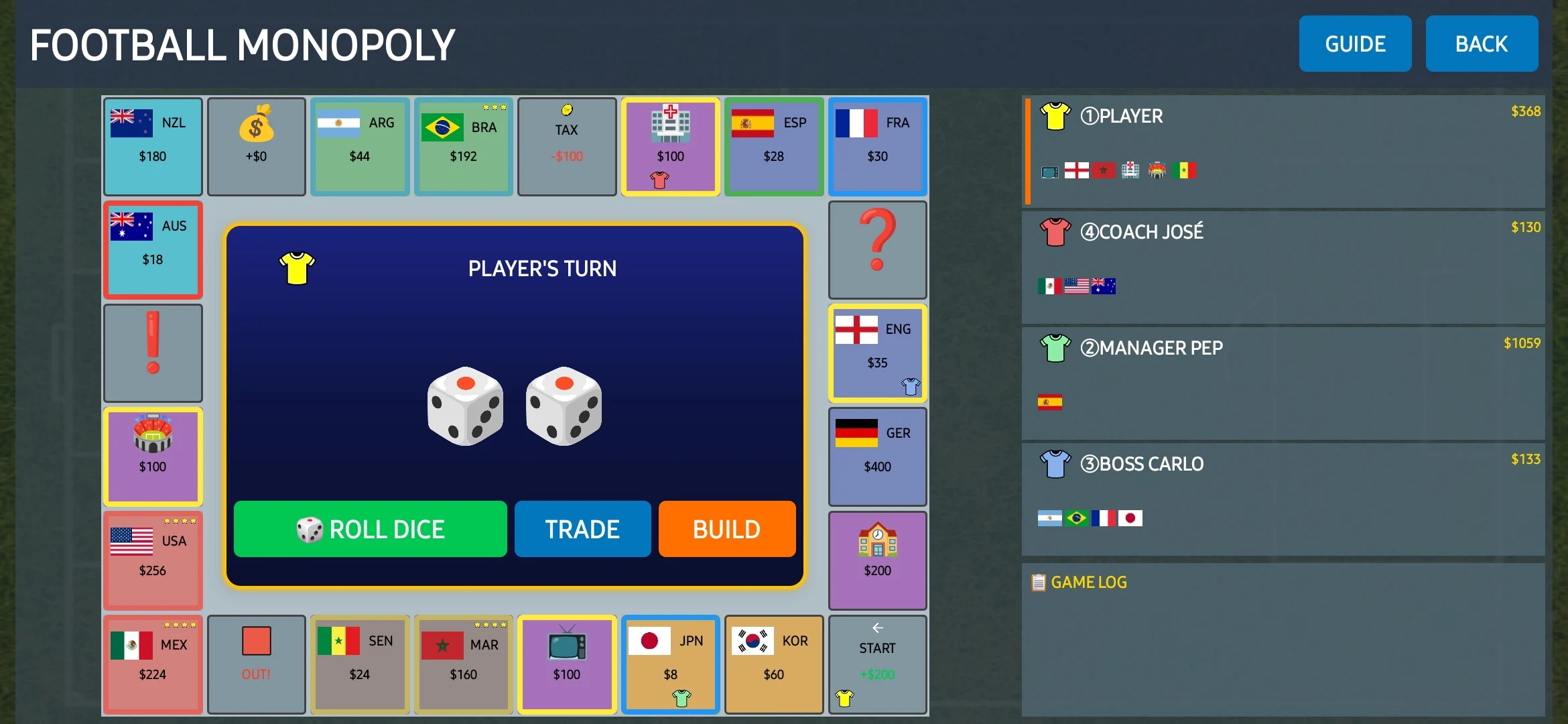 World Football Simulator screenshot